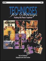 Technicises for Strings Violin string method book cover